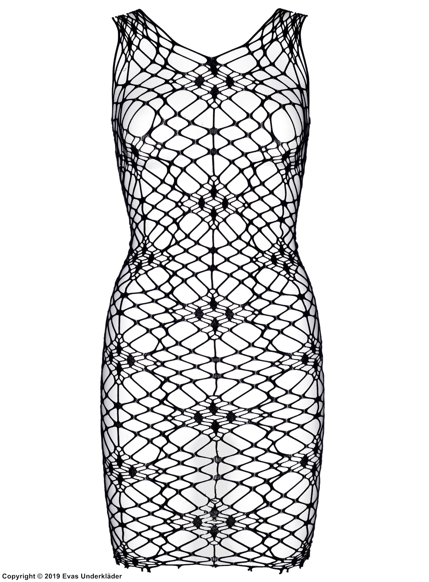 Revealing bodycon dress, net